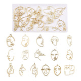 Heart Drop Face Pendant Setting Bezel for DIY Resin Mold Jewelry Making