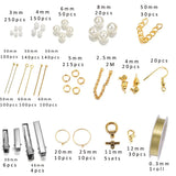 Pearl Beads Hairpin Copper Wire Jump Rings Earrings Set DIY Jewelry Making Kit