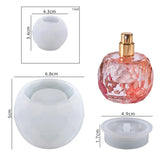 Perfume Bottle Silicone Mold with 10 Sprayer Heads