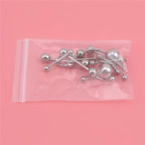 Piercing Jewelry Needles Kit for Belly Tongue Eyebrow Nipple Lip Nose