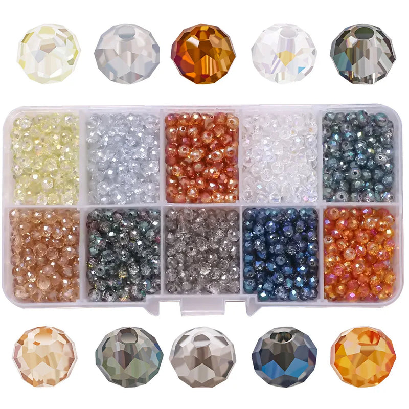 Crystal Glass Beads Jewelry Making Accessories Set