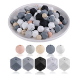 Silicone Beads Bulk Kit Multicolor Silica Gel Keychain Jewelry DIY Crafts
