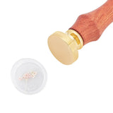 Stamp Making Kit with Pear Wood Handle and Blank Brass Stamp Head