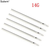 Body Jewelry Piercing Kit with Tools Gloves Needles Ear Plug Prong Studs