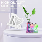 Vase Silicone Mold for Resin Casting Hydroponic Flowers