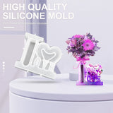 Vase Silicone Mold - Valentine's Resin Casting Mold
