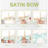Wooden Bow Maker Satin Wreath Bowing Tool DIY Ribbon Crafts for Party Wedding
