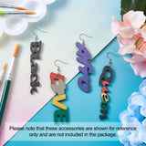 Wooden Love/Queen Pendants for Jewelry Making DIY