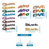 Wooden Love/Queen Pendants for Jewelry Making DIY