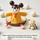 Wooden Round Ball Beads Natural Wood Spacer For Jewelry Making