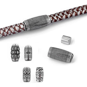 Stainless Steel Magnetic Clasps for 8mm Leather Cord