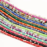 160pcs Natural Stone Spacer Beads 4x2mm 6x3mm for Jewelry Making DIY