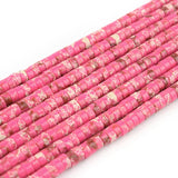 160pcs Natural Stone Spacer Beads 4x2mm 6x3mm for Jewelry Making DIY