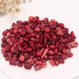 Natural Red Coral Stone Beads 5-8mm, 80cm for DIY Jewelry Making