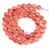 Watermelon Crystal Round Loose Beads Semi-finished Accessories DIY Bracelet