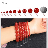 Watermelon Crystal Round Loose Beads Semi-finished Accessories DIY Bracelet