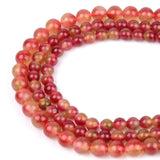 Watermelon Crystal Round Loose Beads Semi-finished Accessories DIY Bracelet