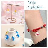 Bumpy Lampwork Frog Dog Beads Strand for Jewelry Making