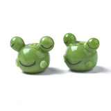 Bumpy Lampwork Frog Dog Beads Strand for Jewelry Making