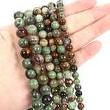6/8/10mm Green Opal Round Beads for Jewelry Making
