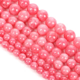 Natural Stone Rhodochrosite Round Beads Loose Spacer Bead For Jewelry Making