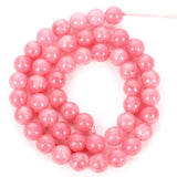 Natural Stone Rhodochrosite Round Beads Loose Spacer Bead For Jewelry Making