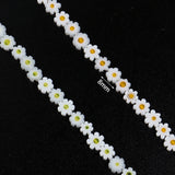 8mm Lampwork Beads Daisy Flower Shaped For DIY Jewelry