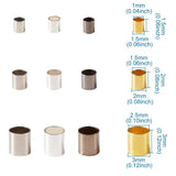 Mixed Brass Crimp Beads Spacer for DIY Jewelry Making 6641pcs