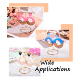 Resin & Wood Earrings Pendants Charms for DIY Jewelry Making