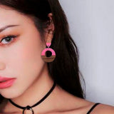Resin & Wood Earrings Pendants Charms for DIY Jewelry Making