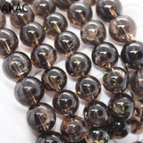 Natural Rainbow Smoky Quartz Bracelet Beads 8-12mm