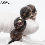 Natural Rainbow Smoky Quartz Bracelet Beads 8-12mm
