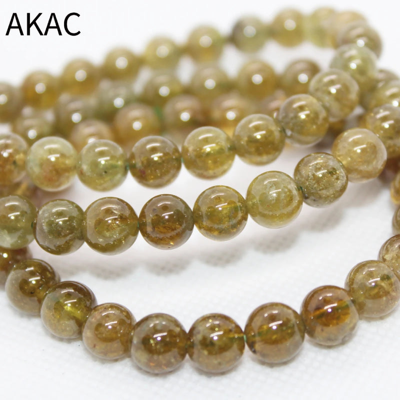 Green Garnet Beads Bracelet 8mm A+ Natural 22-23 Beads