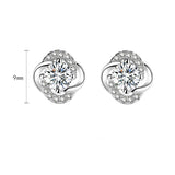 1ct 5mm Moissanite Earrings 925 Sterling Silver Lab Diamond Earrings Studs