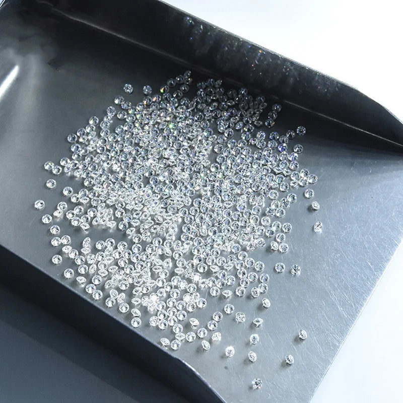 1ct Round Cut Moissanite Loose Stones D VVS1 8H8A for Diy Jewelry Making
