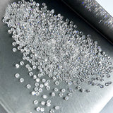 1ct Round Cut Moissanite Loose Stones D VVS1 8H8A for Diy Jewelry Making