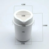 1kg Platinum Casting Crucible Quartz Silica Melting Crucible Pot for Silver