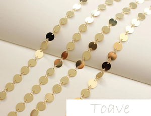 100-Round Circle Chain Accessory for Bracelet Necklace