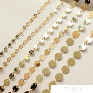 100-Round Circle Chain Accessory for Bracelet Necklace