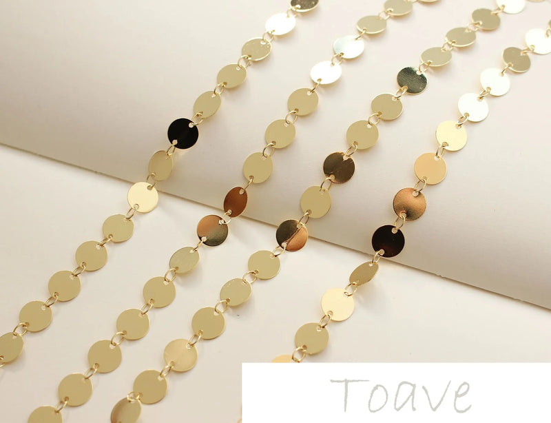 100-Round Circle Chain Accessory for Bracelet Necklace