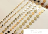 100-Round Circle Chain Accessory for Bracelet Necklace