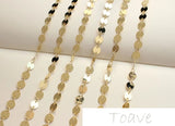 100-Round Circle Chain Accessory for Bracelet Necklace