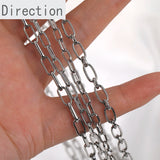 14K Color-Preserving Rectangular Chain Jewelry Accessories