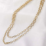 14K Color-Preserving Rectangular Chain Jewelry Accessories