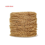 Plated Stainless Steel 6mm Double Chain Link Chains for Necklaces