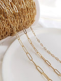 14k Filled Oval Chains for Jewelry Making Bracelet Necklace