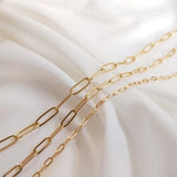 14k Filled Oval Chains for Jewelry Making Bracelet Necklace