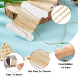 Brass Oval Paperclip Chains for Jewelry Making, DIY Accessories