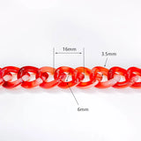 Wave Chain Pendant Necklace Bracelet Charms Jewelry DIY KP3305