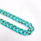 Wave Chain Pendant Necklace Bracelet Charms Jewelry DIY KP3305